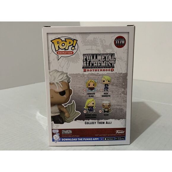 Funko Pop! Vinyl Full metal Alchemist Scar #1179 Anime Manga Villian NEW - Picture 3 of 6